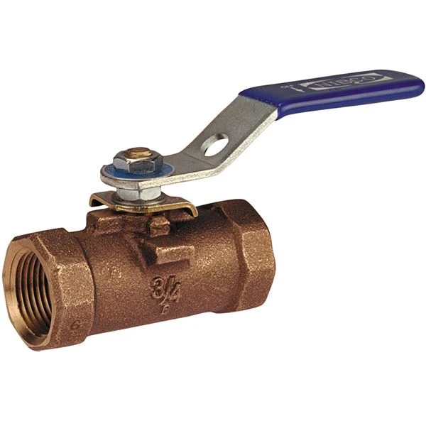 NIBCO NL940VB Ball Valve, 1 Piece, 1-1/4 Inch Valve Size, NPT End Style, Bronze Body | BZ3AFY