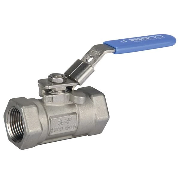 NIBCO NL944MAP Ball Valve, 1 Piece, 1 Inch Valve Size, NPT End Style, Stainless Steel Body | BY8LXD
