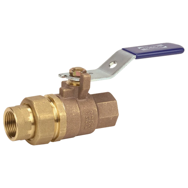 NIBCO NL95F0D Ball Valve, 2 Piece, 2 Inch Valve Size, NPT End Style, Bronze Body | CC8GMG