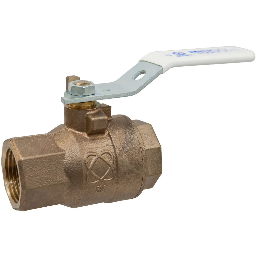 NIBCO NL95XHD Ball Valve, 2 Piece, 2 Inch Valve Size, FNPT End Style, Silicon Bronze Body | BZ6XHZ