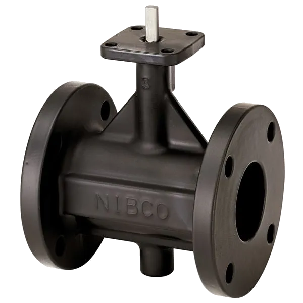 NIBCO NLFT35H Raised Face Butterfly Valve, 4 Inch Valve Size, Flanged End Style, Ductile Iron | BY4KFJ