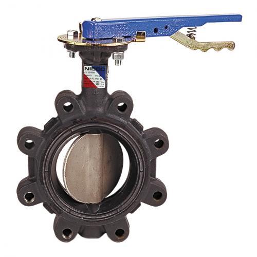 NIBCO NLG156F Lug Style Butterfly Valve, 3 Inch Valve Size, Ductile Iron | CB4RZE