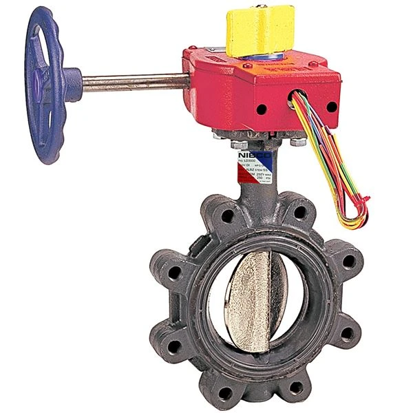 NIBCO NLG800D Lug Style Butterfly Valve, 2 Inch Valve Size, Ductile Iron | BY7QQT