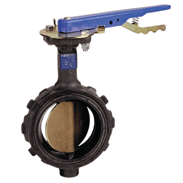 NIBCO NLH110F Wafer Style Butterfly Valve, 3 Inch Valve Size, Ductile Iron | CB8QHR