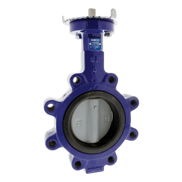 NIBCO NLJ381E Lug Style Butterfly Valve, 2-1/2 Inch Valve Size, 125 lb, Cast Iron | CB3NLA