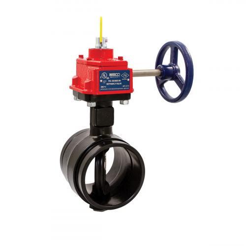 NIBCO NLK652FF Butterfly Valve With Ports, 76 mm Nominal, 300 psi Max Pressure, Ductile Iron | CA2BUA