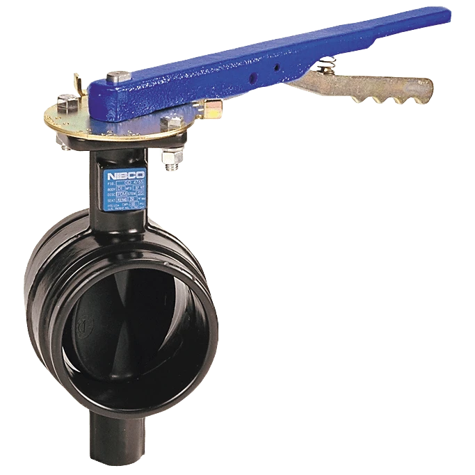 NIBCO NLK670N Grooved Style Butterfly Valve, 12 Inch Valve Size, Ductile Iron | CC2YKD