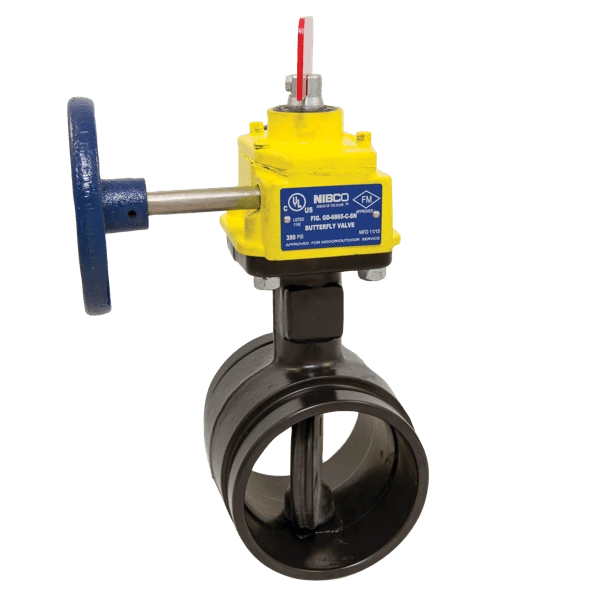 NIBCO NLK962E Butterfly Valve, 2-1/2 Inch Valve Size, 350 psi Max Pressure, Ductile Iron | CB7QWL