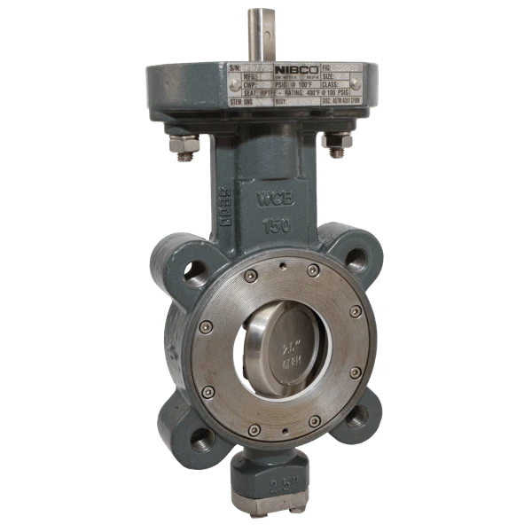 NIBCO NLL005T Dual offset Butterfly Valve With ISO Actuation Mounting, 14 Inch Valve Size, Carbon Steel | BZ4KVL
