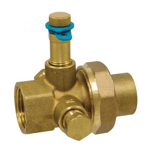 NIBCO NMU2108 Union, 3/4-14 Size, FNPT x C End Style, Brass | BY6VQT