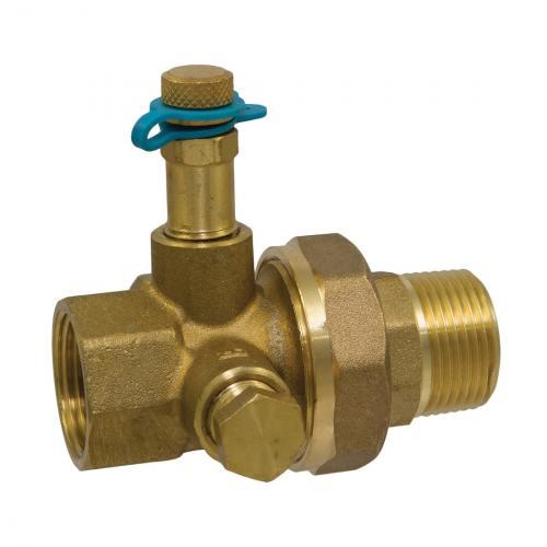 NIBCO NMU23RBA Reducer Union, 1-1/4-11.5 x 1-11.5 Size, FNPT Body x MNPT Tailpiece End Style, Brass | BZ7CQQ