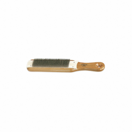 File Cardedni, 8 Inch Overall Length, Steel Wire Bristles, Wood Handle