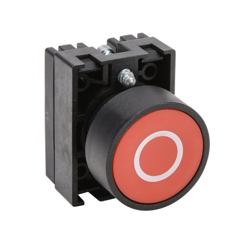 Pneumatic Pushbutton, IP65, 22mm, Momentary, Operator Only, Plastic Base, Plastic Bezel