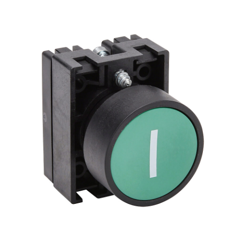 Pneumatic Pushbutton, IP65, 22mm, Momentary, Operator Only, Plastic Base, Plastic Bezel
