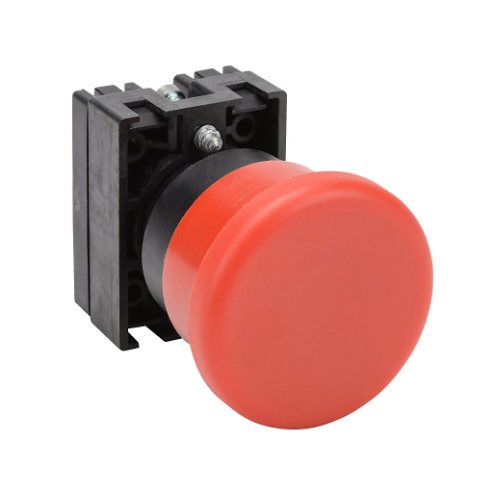Pneumatic Pushbutton, IP65, 22mm, Momentary, Operator Only, Plastic Base, Plastic Bezel
