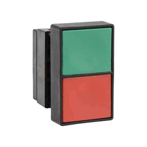 Pneumatic Pushbutton, IP65, 22mm, Momentary, Operator Only, Plastic Base, Plastic Bezel