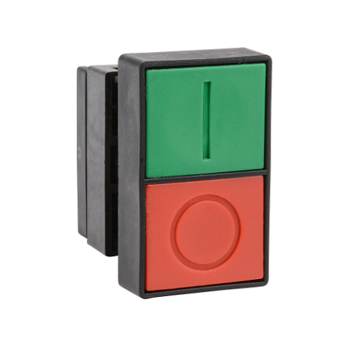 Pneumatic Pushbutton, IP65, 22mm, Momentary, Operator Only, Plastic Base, Plastic Bezel