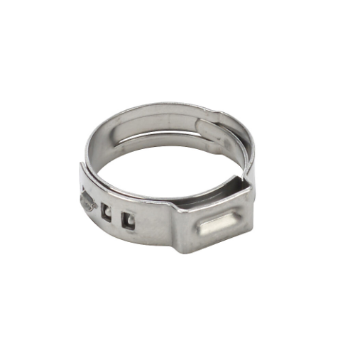 NITRA HCSS-12 Hose Clamp, Interlocking Ear, 0.654-0.780 Inch Dia., 304 Stainless Steel, Pack Of 10 | CV7QML