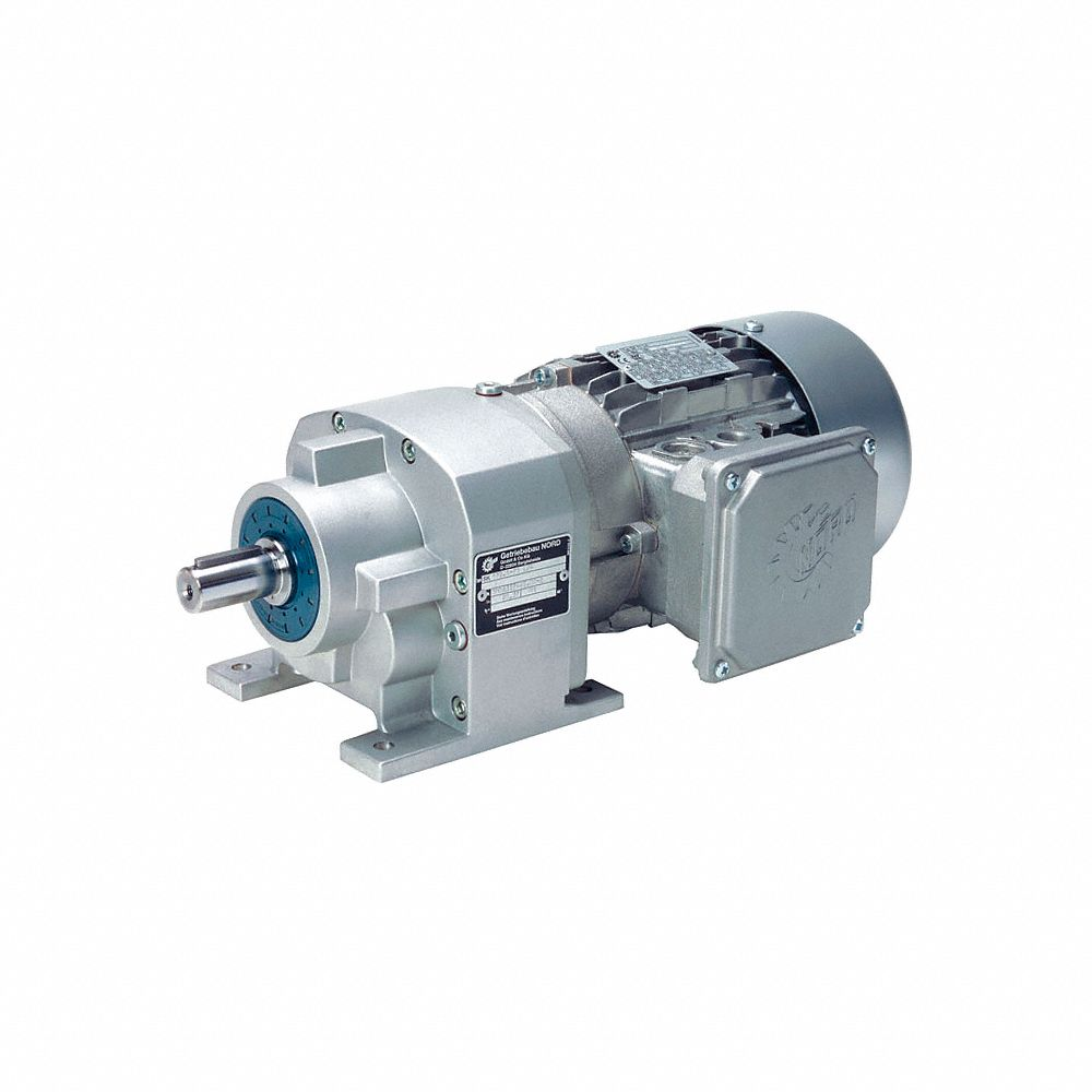 AC Gearmotor, Parallel, Single Output Shaft, 3-Phase, TEFC, 51 RPM, 633 Inch-lb Max Torque