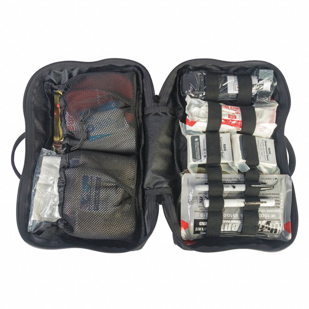 NORTH AMERICAN 80-0542 Patrol Vehicle Trauma Kit, 54 Component | CE9TVH 55MW51