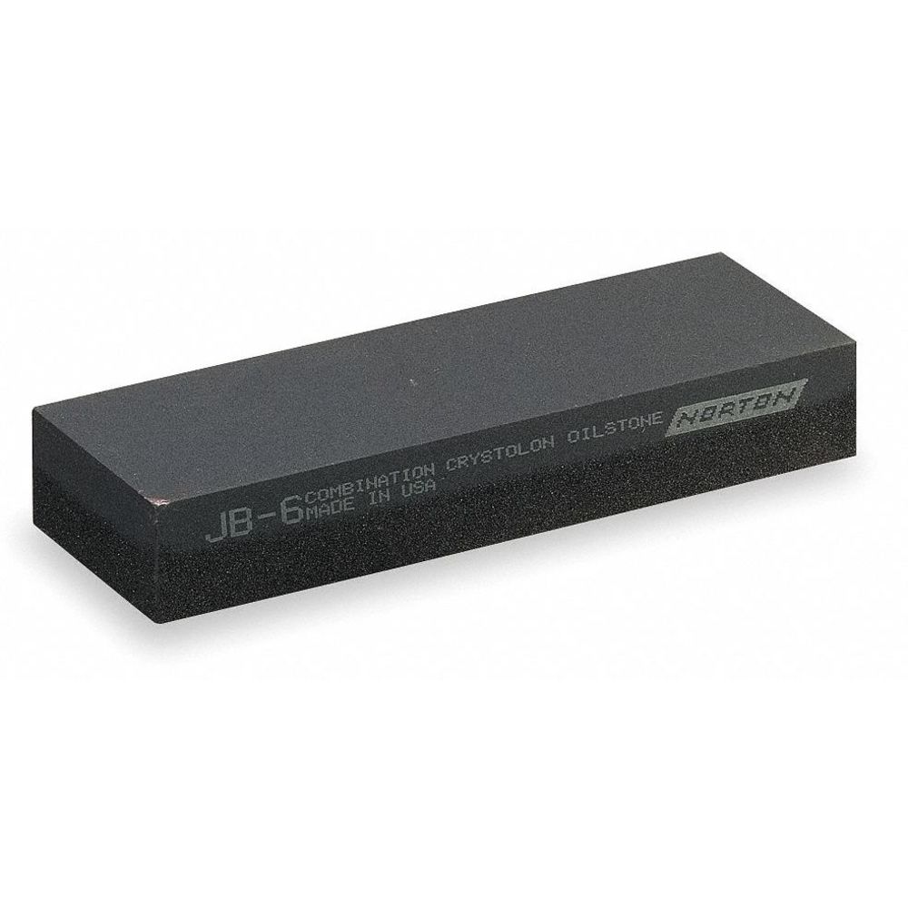 NORTON ABRASIVES 61463685450 Combination Grit Sharpening Stone, 6 x 2 x 1 Inch, Coarse/Fine | CD2YQR 6A434