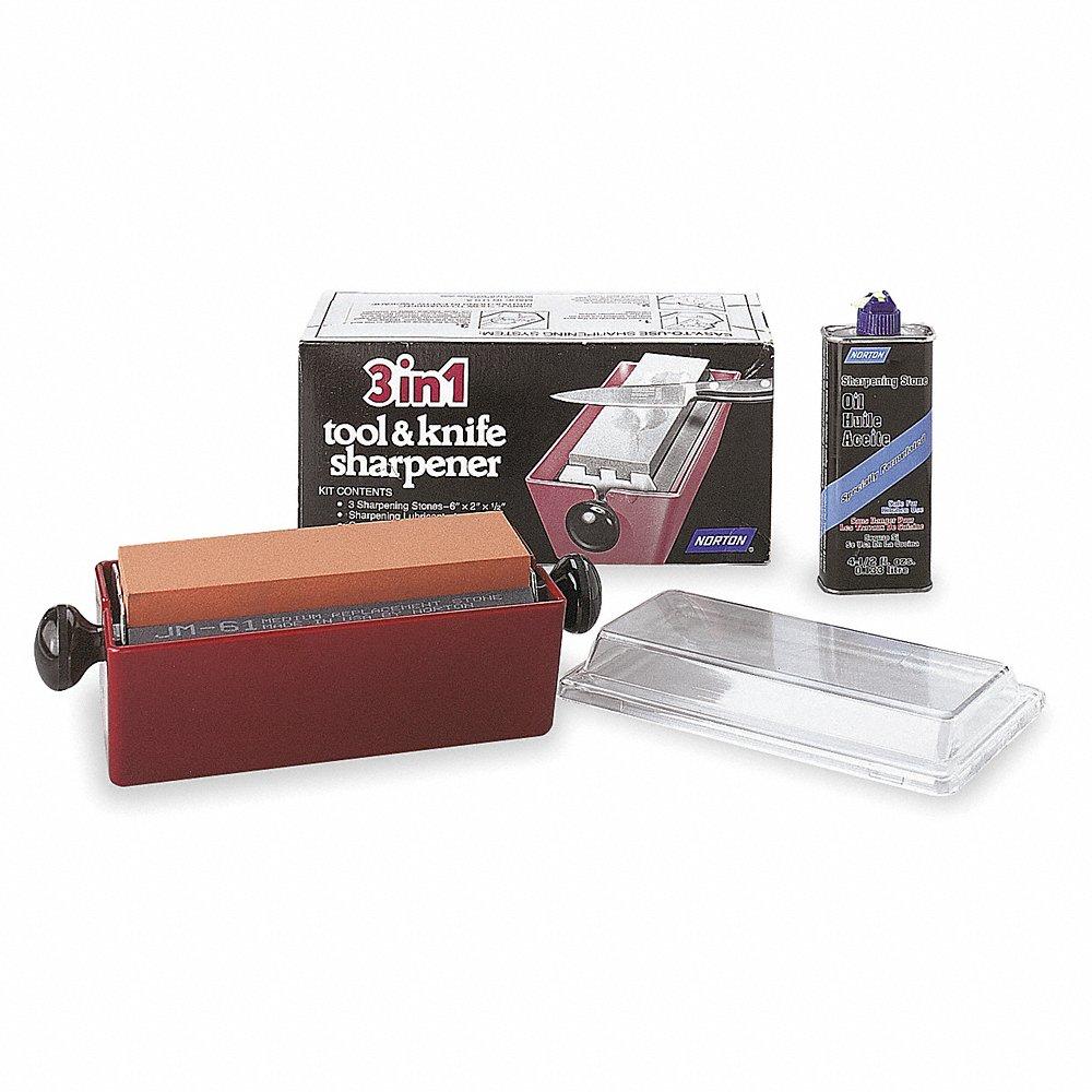 Knife Sharpener, Coarse/Fine/Medium Grit