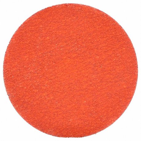 NORTON ABRASIVES 66261043384 Quick-Change Disc, Ts, 2 Inch Dia, Ceramic, 120 Grit, 3-Ply Wt Polyester | CT4DZD 804JA6