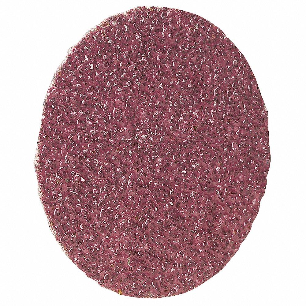 NORTON ABRASIVES 66261121019 Quick Change Disc, 2 Inch Dia., 36 Grit, Extra Coarse, Aluminum Oxide, 100Pk | CJ3CJY 1YFH6