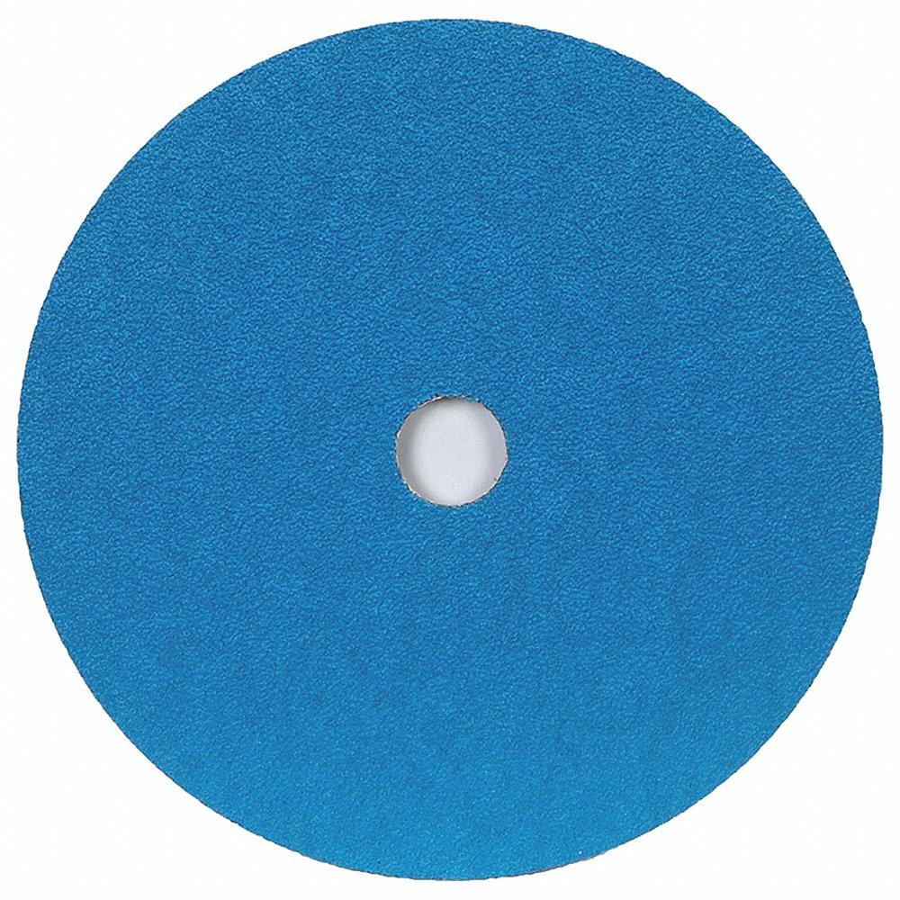 NORTON ABRASIVES 66261138563 Fiber Disc, 5 Inch Dia., 24 Abrasive Grit, Extra Coarse, Fiber, Blue, 25Pk | CJ2DUB 1YER1