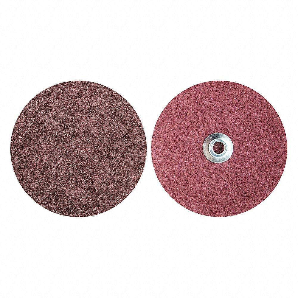 NORTON ABRASIVES 66261170289 Quick Change Disc, 7 Inch Dia., 100 Grit, Medium, Ceramic Alumina, Non-Woven | CJ3CNT 54YM50