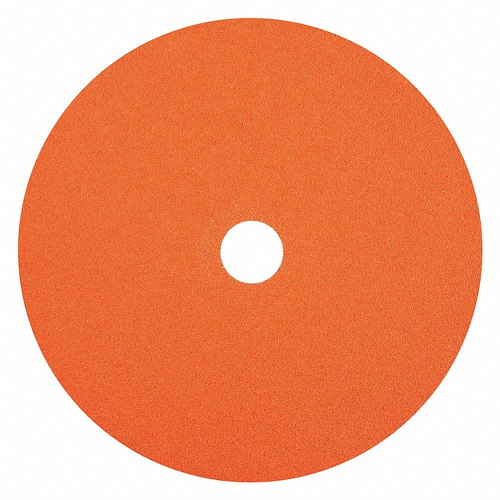 NORTON ABRASIVES 69957370204 Fiber Disc, 7 Inch Dia., 80 Abrasive Grit, Coarse, Fiber, No Backing | CJ2DXA 54YM14