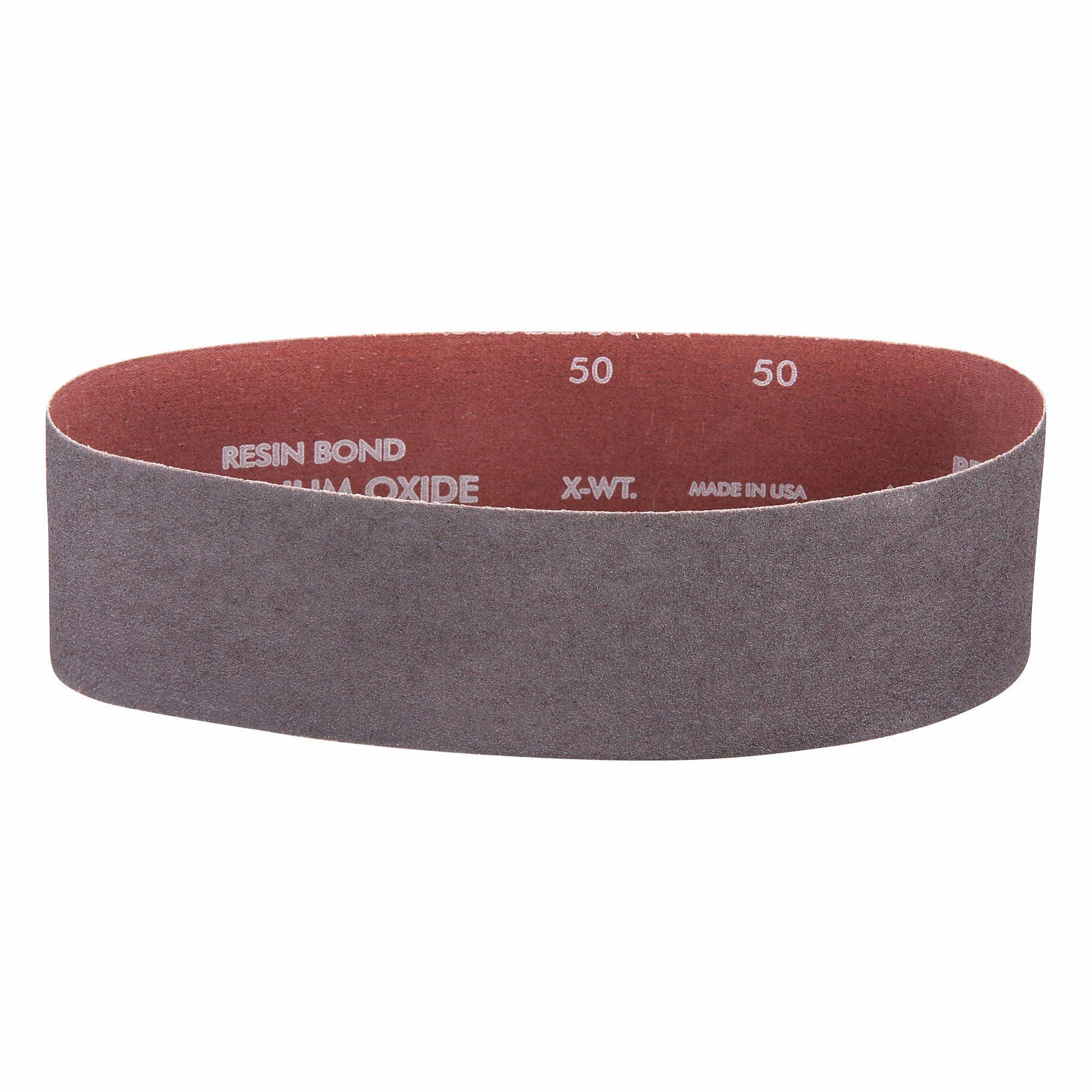 NORTON ABRASIVES 07660701742 Sanding Belt, 3 Inch W X 24 Inch L, Aluminum Oxide, 50 Grit, X Wt Cotton Backing, 5 PK | CT4ERZ 290A82