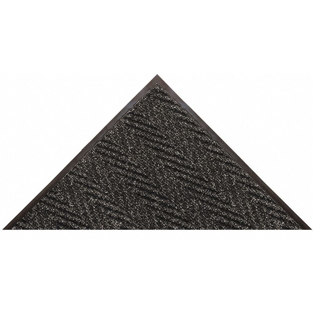 NOTRAX 118S0610CH Indoor Entrance Mat, 10 Feet Length, 6 Feet Width, Rectangle, Charcoal | CD3XLB 45WL16