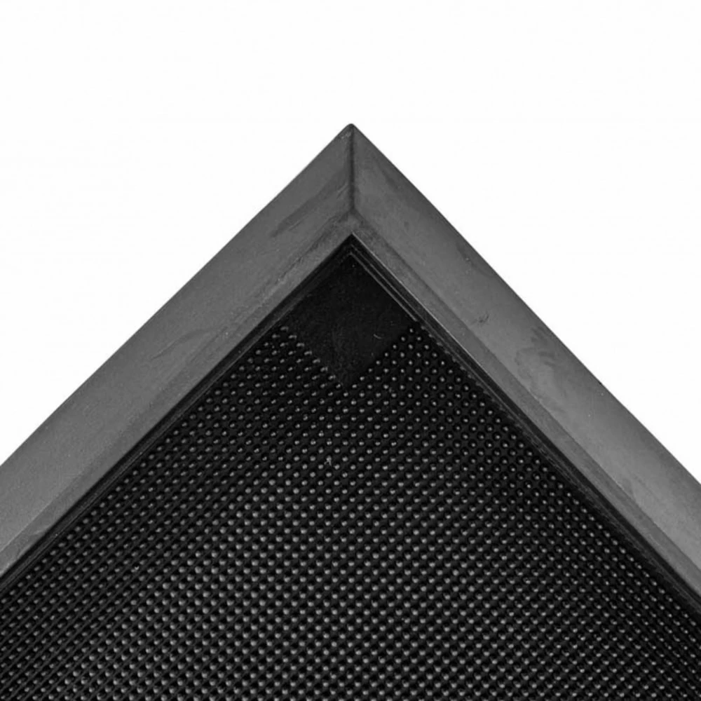 Footwear Sanitizing Mat, 3 Feet Length, 24 Inch Width, 2 Inch Thick, Black