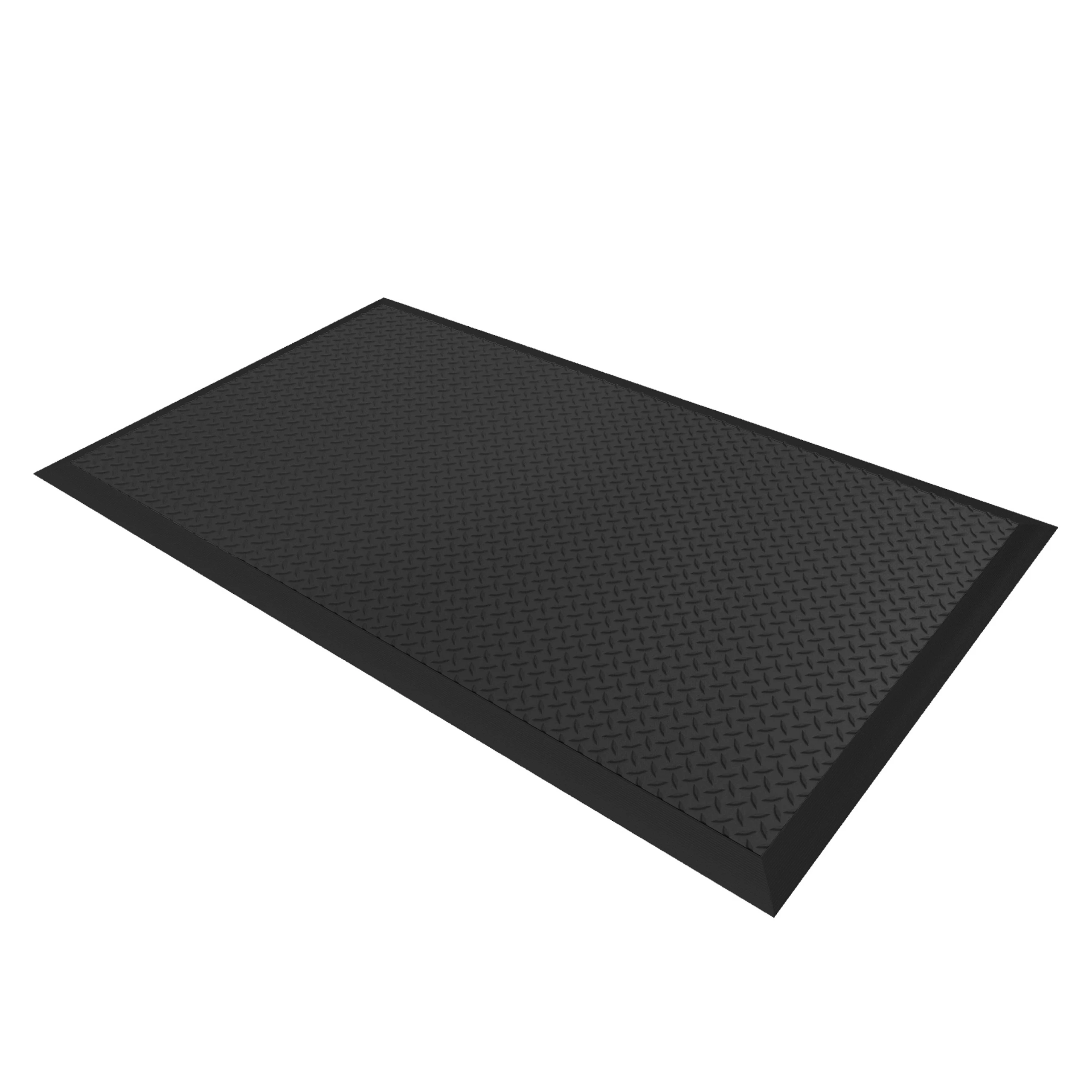 NOTRAX 489S002MBL Dry Area Matting, Black, 3 Border, 91 cm x 210 cm Size | CF4JBX