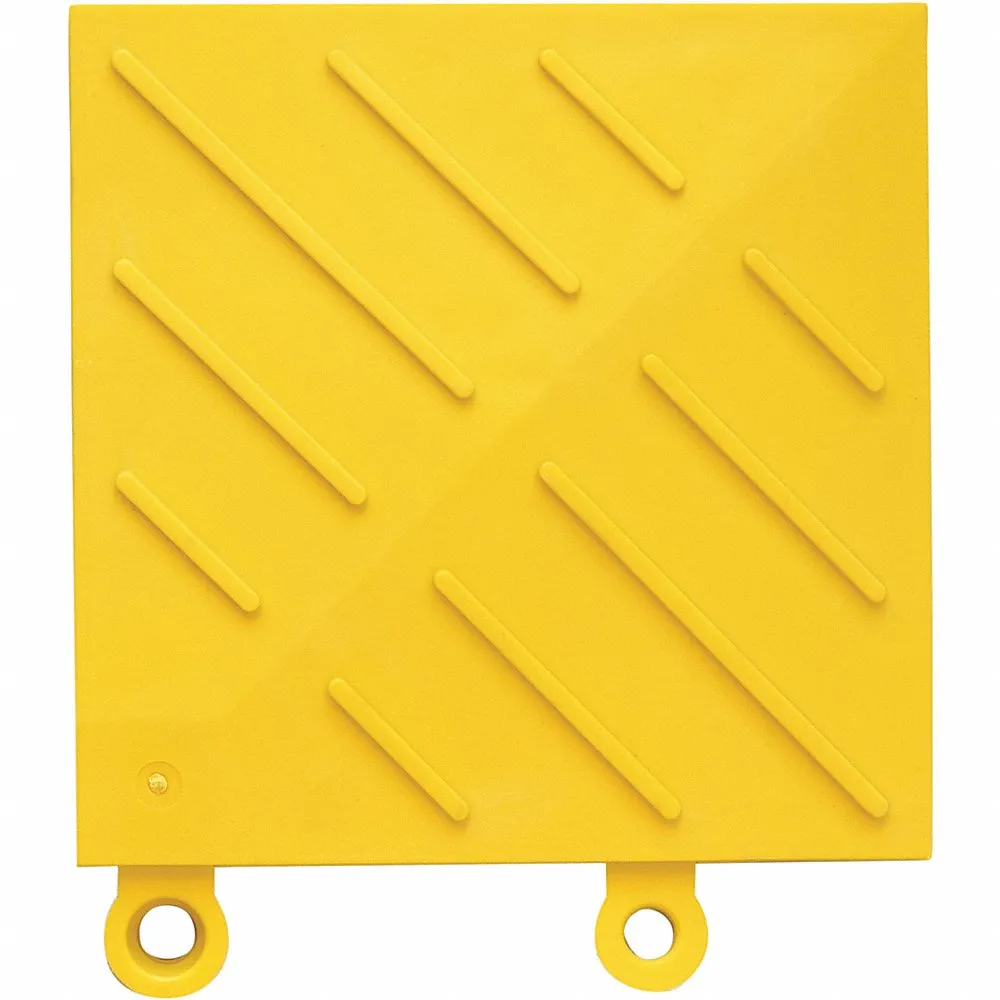 NOTRAX 620K0066YL Dry Area Matting, Black/Yellow, 15.24 cm x 15.24 cm Corner Size | CF4JGA