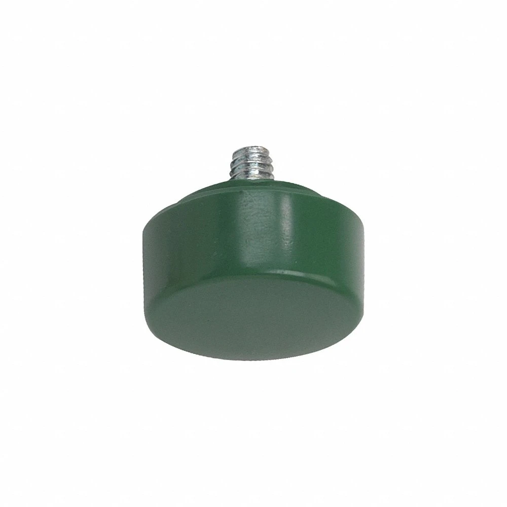 Hammer Tip Head, Tough, Nylon, 1 Inch Dia, 5/16-18 Thread Size, Threaded, Tough