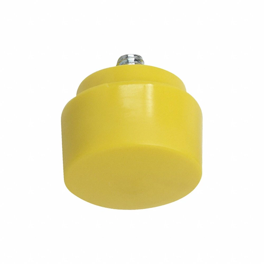 Hammer Tip Head, Nylon, 1 Inch Dia, 5/16-18 Thread Size, Threaded, Extra Hard