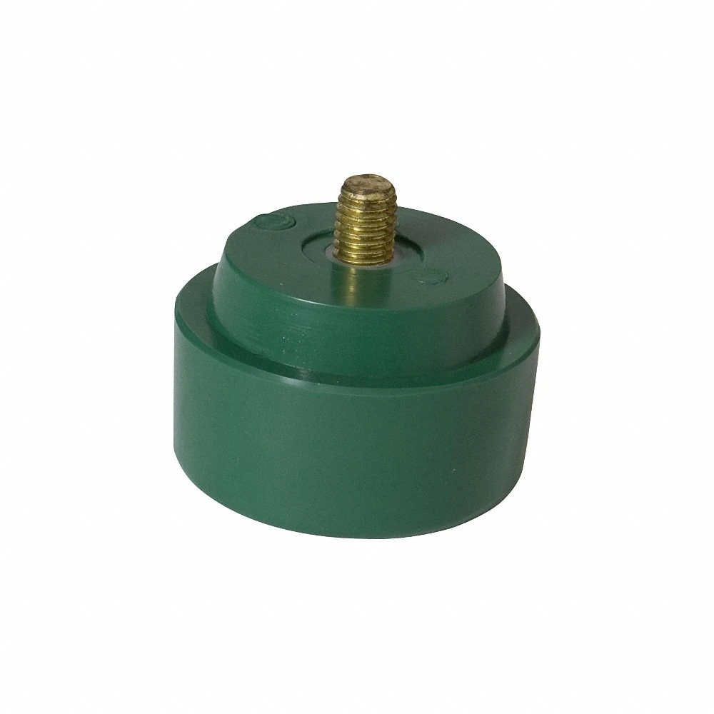 Hammer Tip Head, Tough, Nylon, 1 1/2 Inch Dia, 5/16-18 Thread Size, Threaded, Tough