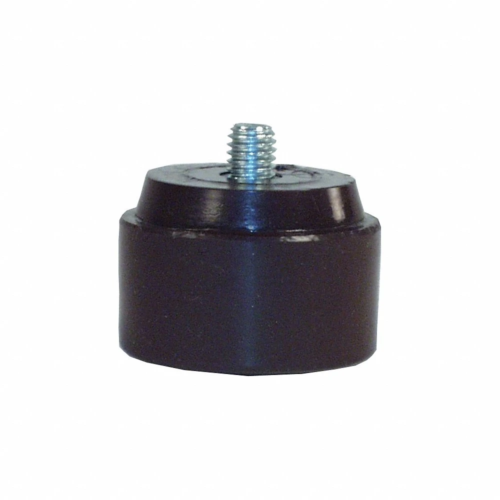 Hammer Tip Head, Hard, Nylon, 1 1/2 Inch Dia, 5/16-18 Thread Size, Threaded, Hard