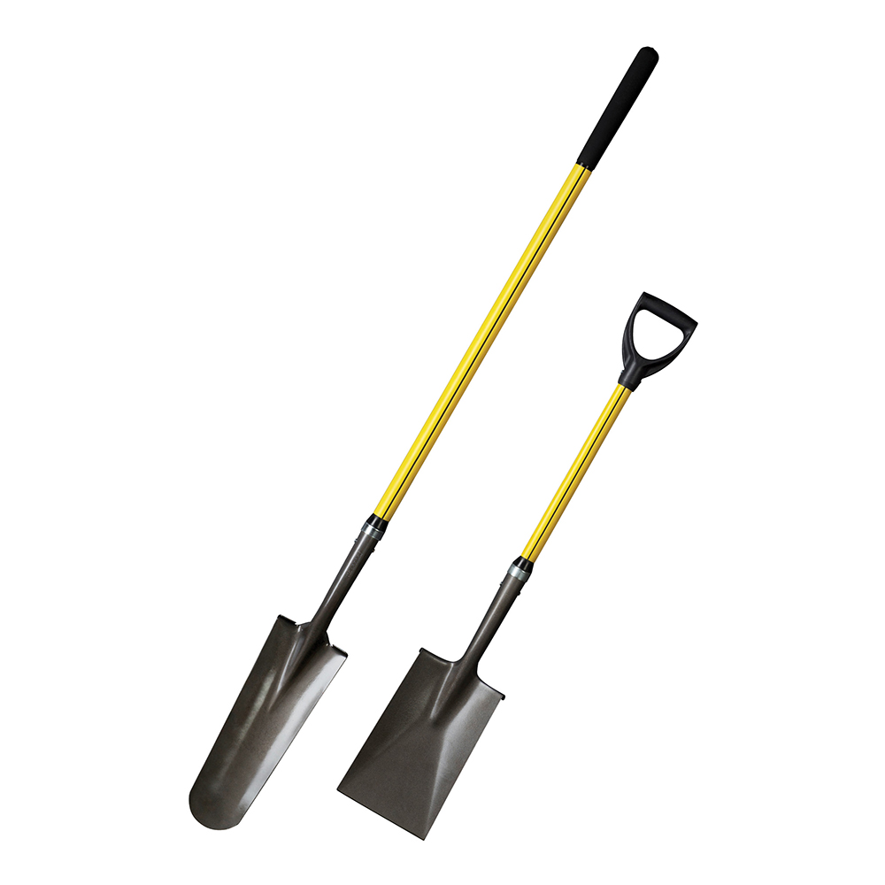 Non-Conductive Power Pylon Drain Spade, 14 Inch Blade, D-Handle