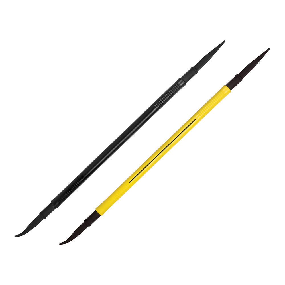 Non-Conductive Pry Bar, Curved, 46 1/2 Inch Length, Single Steel End