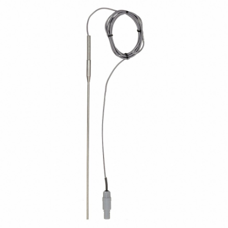 I mmersion Temperature Probe, Thermocouple, Type K, 1/8 x 8 Inch Probe, Grounded