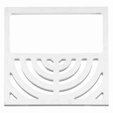 OATEY 42751 Floor Sink Top Grate, PVC, White, Drop Inch, 9 3/16 Inch Length | CT4HLV 39AT73