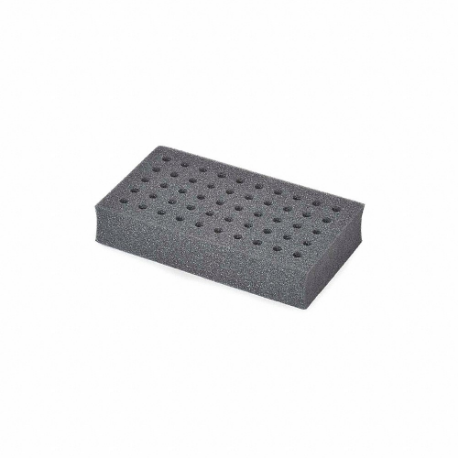 OHAUS 30400238 Tube Rack for 10 mm Tubes, Foam | CT8DJB 404W17