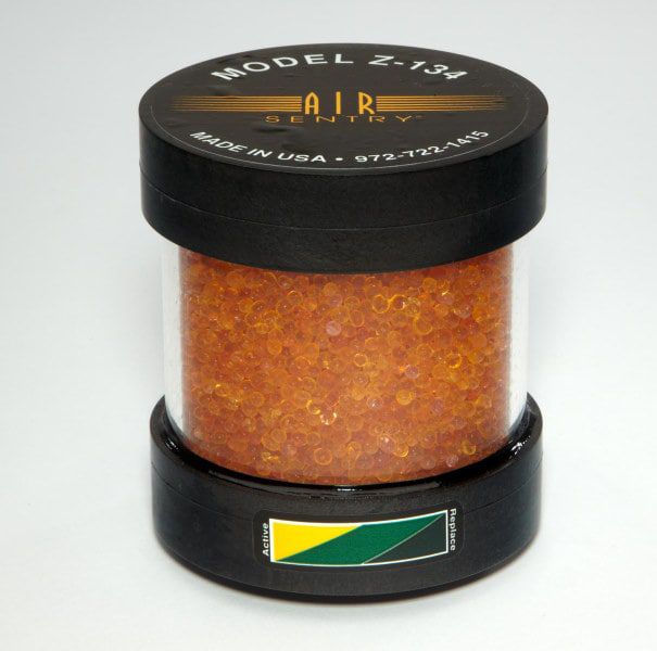 Desiccant Breather, Tank, 3.25 Inch Dia., 3 Inch Tall