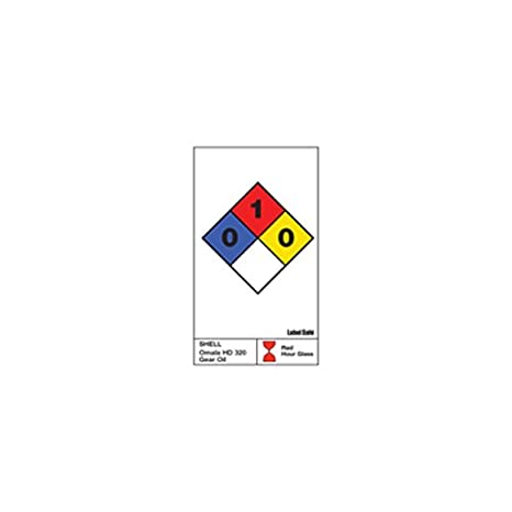 OIL SAFE ZP30006 Custom NFPA Label, 2.2 Inch x 3.4 Inch Size, Plastic Card, Single Sided | CD9VFT