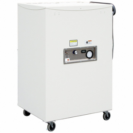 Medical-Grade Air Scrubber, Particulate Filtration, Ultraviolet Light, Aluminum