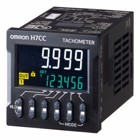 OMRON H7CC-A11 Digital Counter/Tachometer, 6 Digits, 100 To 240V, Front Panel Key, Pre-Set Counter, Lcd | CT4MRQ 803VL1
