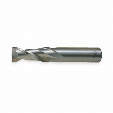 OSG 20226100 Square End Mill, Center Cutting, 2 Flutes, 1 Inch Milling Dia, 5 Inch Overall Length | CT6RYC 2TWD4
